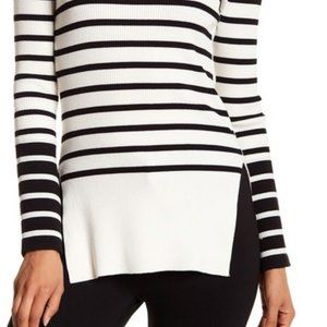 CC Malandrino, Striped Slit Sleeve Tunic